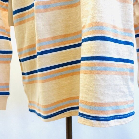 NWT SO Juniors Long Sleeve Pullover Round Neck Striped Mulit-Colored Shirt Sz XS - Picture 8 of 12